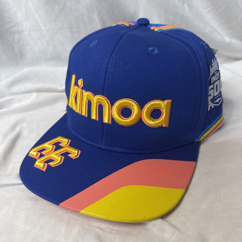 NEW 2019 Kimoa Fernando Alonso #66 McLaren Indy 500 Snapback Hat